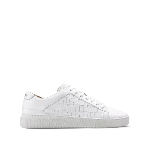 Russell & Bromley Clear Run Spets-up Sneakers Herr Vita | ZNHVX-4867