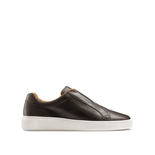 Russell & Bromley Clearway M Woven Laceless Sneakers Herr Choklad | OIJRS-8451