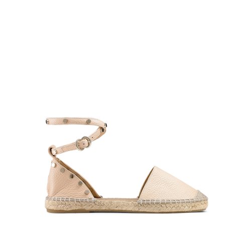 Russell & Bromley Coin Wrap Ankle Wrap Platta Sandaler Dam Rosa | QGLYD-7084