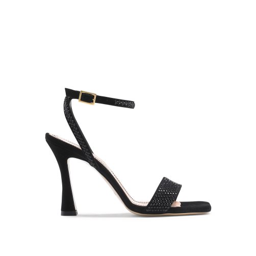 Russell & Bromley Cosmo+ Snörade Sandaler Klack Dam Svarta | SFEVZ-2675