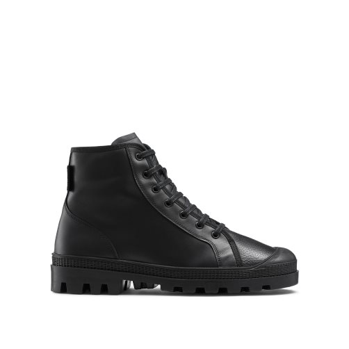 Russell & Bromley Diego Spets Up Ankelboots Herr Svarta | YWIBA-3425