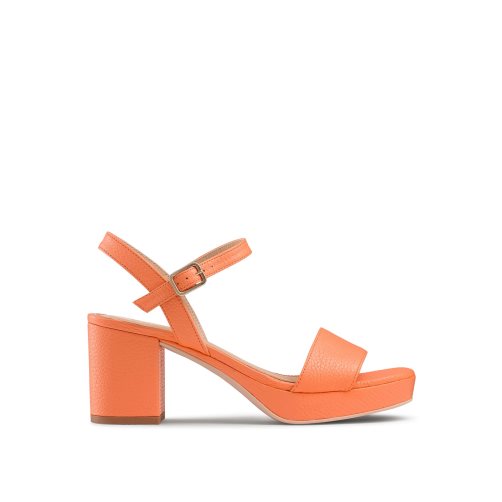 Russell & Bromley Discoqueen Platform Sandaler Klack Dam Orange | OGDIZ-3784
