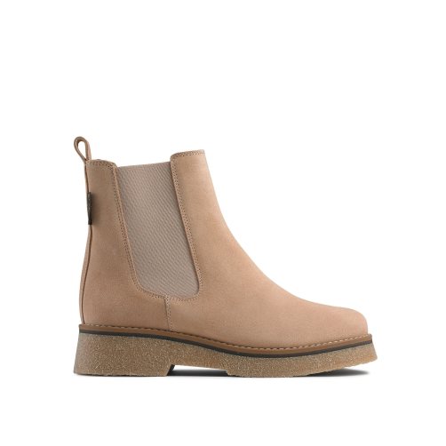 Russell & Bromley Eden Crepe Chelsea Stövlar Dam Ljusbruna | FOSKP-2540