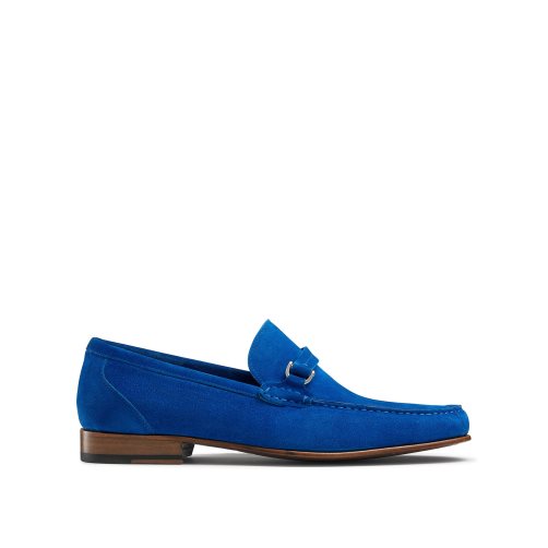 Russell & Bromley Elite Slip On Mockasiner Herr Blå | RVZNQ-9428
