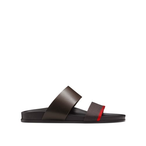 Russell & Bromley Fab Line Footbed Sandaler Herr Choklad | FTECJ-6032