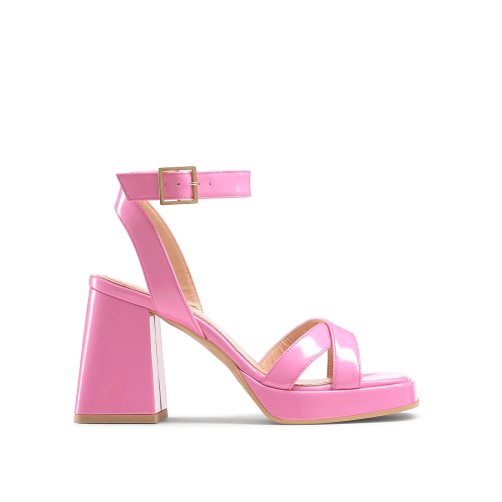 Russell & Bromley Groovybaby Platform Sandaler Klack Dam Rosa | OPJVC-2549
