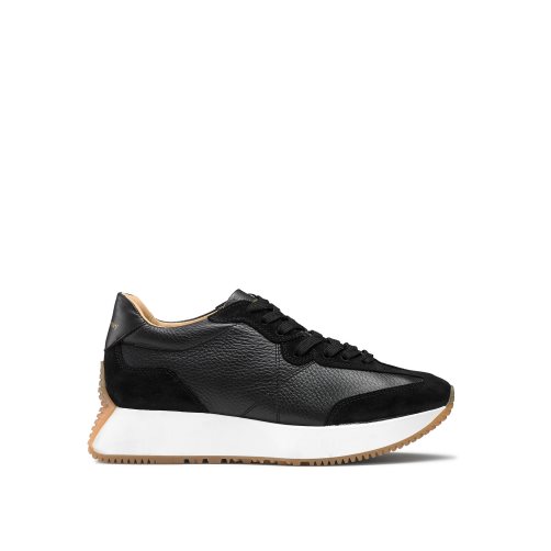 Russell & Bromley Hourglass Flared Sole Sneakers Dam Svarta | FXCEY-5604