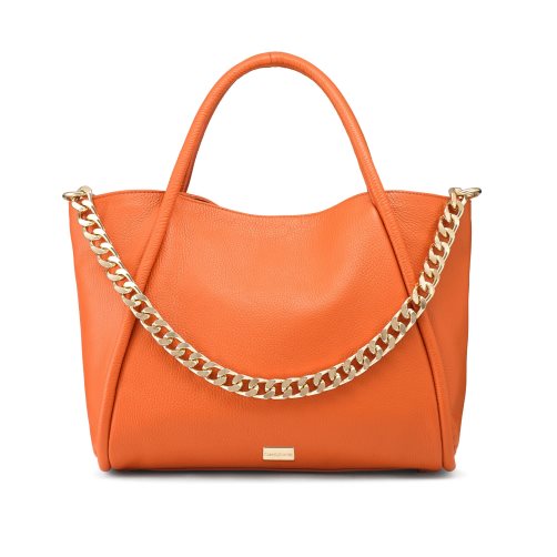 Russell & Bromley Icon Chain East/West Grab Toteväska Dam Orange | NISHY-2967