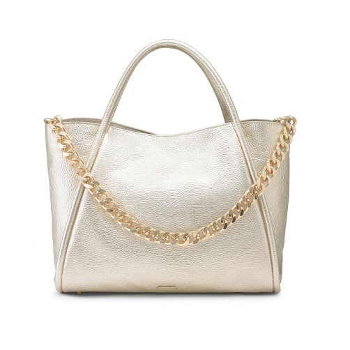 Russell & Bromley Icon Chain East/West Grab Toteväska Dam Guld | QSCFO-8310