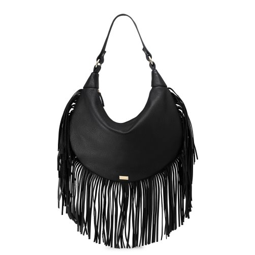 Russell & Bromley Indie Fringed Axelväska Dam Svarta | QGZKS-7625