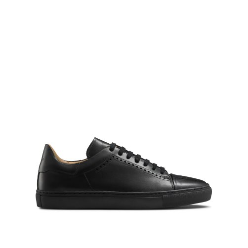 Russell & Bromley Legend Lo Luxury Sneakers Herr Svarta | HXEIF-5401