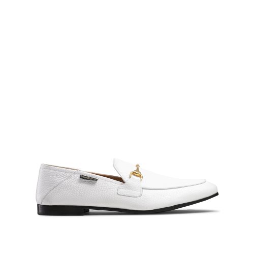 Russell & Bromley Loafer M Snaffle Formella Skor Herr Vita | MBDWF-3124