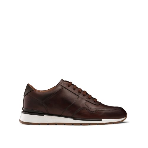 Russell & Bromley Lomond Spets-up Sneakers Herr Mörkbruna | ZESCI-8792