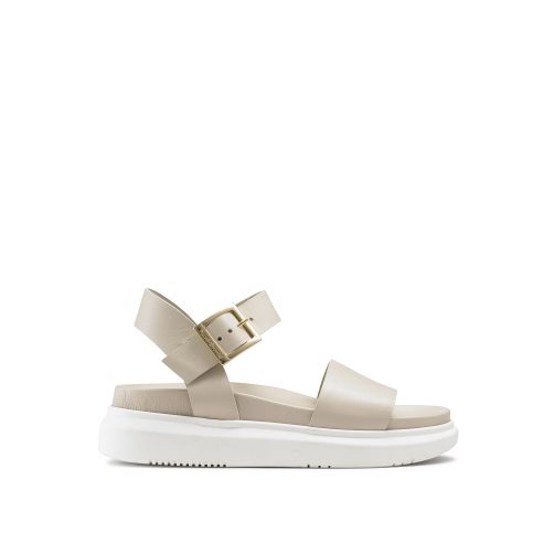 Russell & Bromley Miramar Tjock Platta Sandaler Dam Beige | DRAUQ-2107