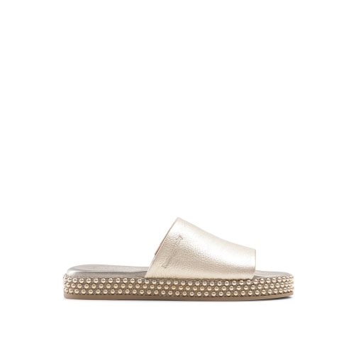 Russell & Bromley Moneypot Platta Sandaler Dam Guld | YMQAH-6208