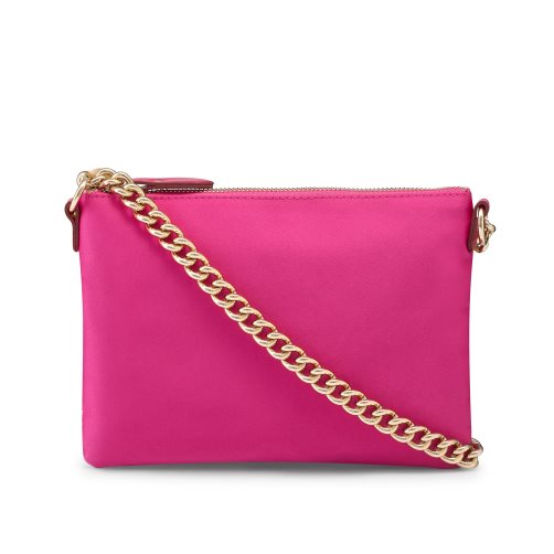 Russell & Bromley On Point Chain Zip Pouch Axelväska Dam Rosa | YQGSL-6140