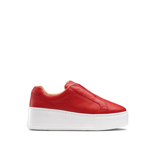 Russell & Bromley Park Up Flatform Laceless Platform Skor Dam Röda | ZIJEC-5249