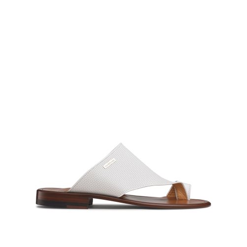 Russell & Bromley Perugia Tå Loop Sandaler Herr Vita | PRCIG-6108