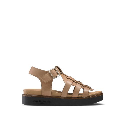 Russell & Bromley Portland Fisherman Platta Sandaler Dam Bruna | EBMKU-5930