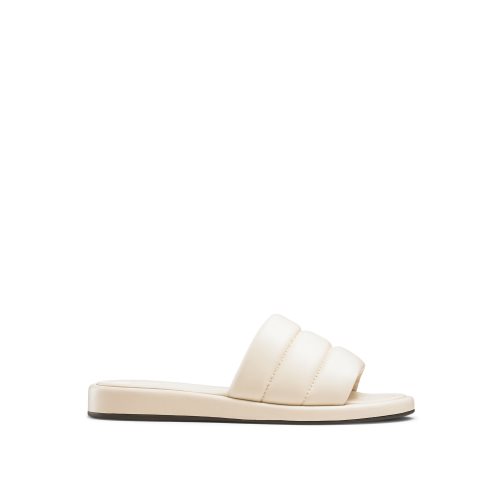 Russell & Bromley Puffmule Puffy Tofflor Dam Grädde | OEFRA-8217