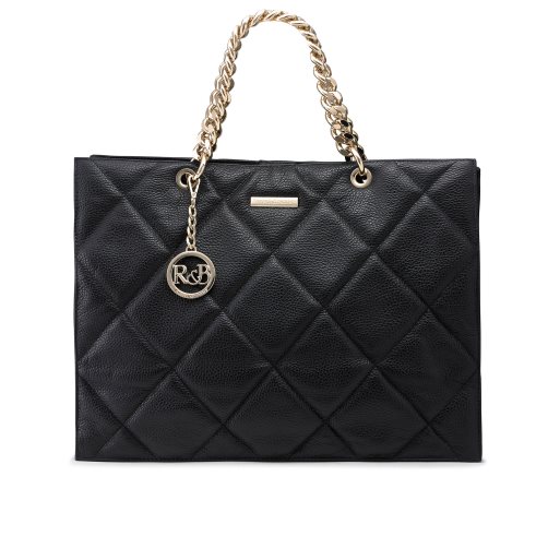 Russell & Bromley Quilt Tote Oversized Toteväska Dam Svarta | HDITM-3160