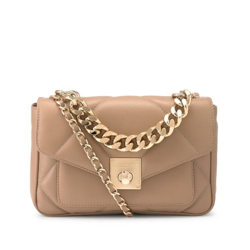 Russell & Bromley Quiltpuff Midi Mini Väska Dam Beige | EIBYJ-2765