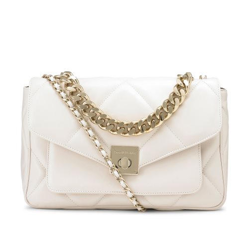 Russell & Bromley Quiltpuff Soft Quilted Crossbody Väska Dam Vita | IOCSA-1639
