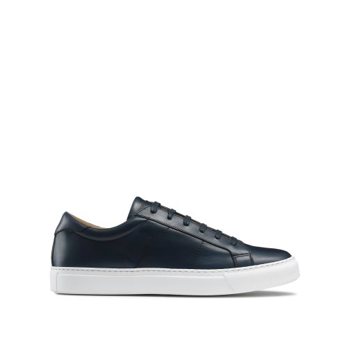 Russell & Bromley Realtime Luxury Sneakers Herr Marinblå | LJGPM-3597