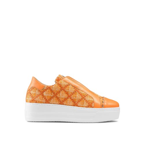 Russell & Bromley Seawalk Laceless Sneakers Dam Orange | BXSWH-5329