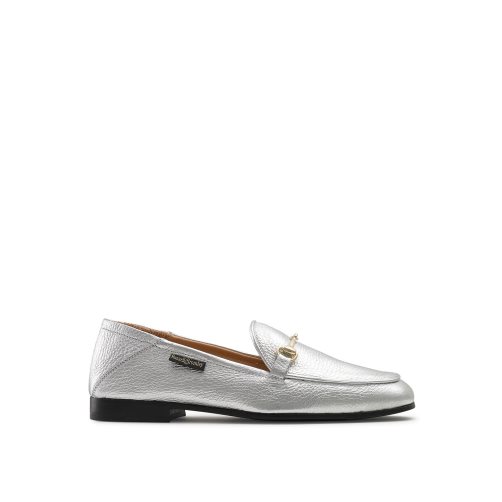 Russell & Bromley Snaffle Loafers Dam Silver | FJAHX-9462