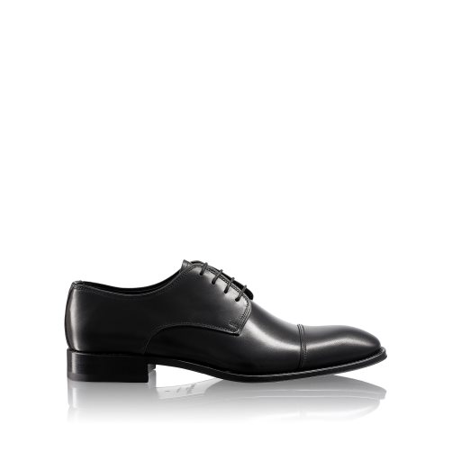 Russell & Bromley Spectrum Tå-cap Derby Formella Skor Herr Svarta | YZMNP-8945