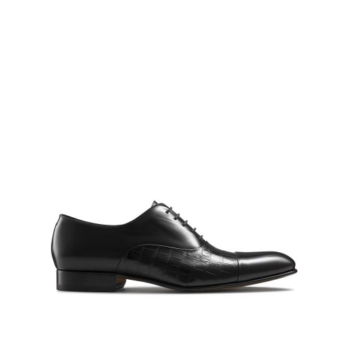 Russell & Bromley Stratus Tå Cap Oxford Formella Skor Herr Svarta | MCOWL-4920