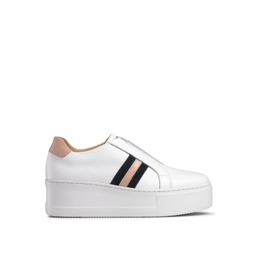 Russell & Bromley Stripe Stripe Flatform Sneakers Dam Vita | SPZGB-0586