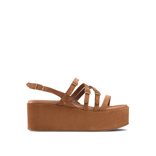 Russell & Bromley Sunshine Spännen Kilklack Dam Bruna | YWUQB-2139
