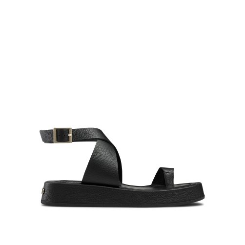 Russell & Bromley Toetally Platta Sandaler Dam Svarta | XDLTY-0329