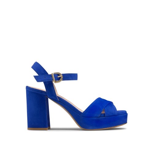 Russell & Bromley Topform Platform Sandaler Klack Dam Blå | YMCGF-9642