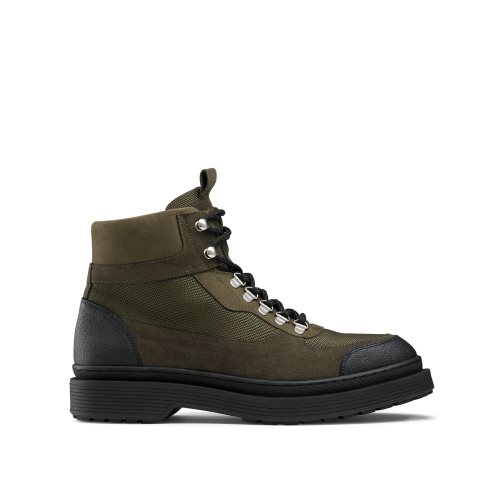 Russell & Bromley Trail Hiker Spets Ankelboots Herr Olivgröna | BKXLT-1947
