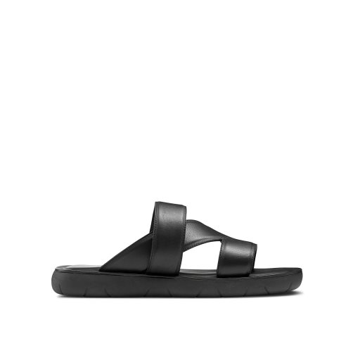 Russell & Bromley Zeus Slidesandaler Herr Svarta | FXQKB-8267